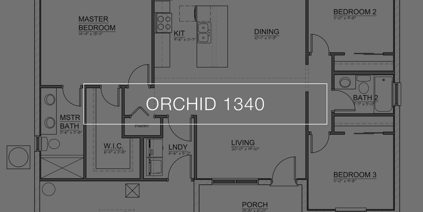 Orchid 1340 Floor Plan